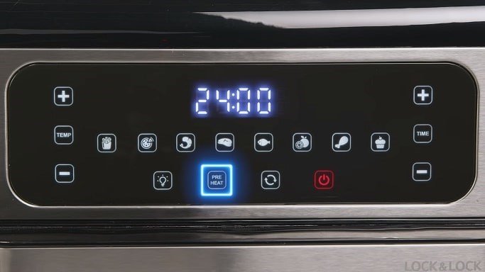 Chức năng Pre Heat giúp làm nóng lò nướng trước khi sử dụng