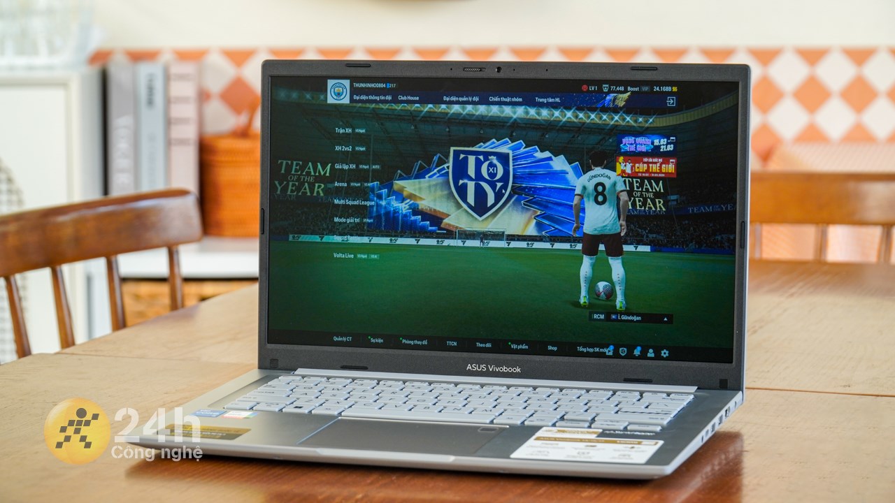ASUS Vivobook X1404ZA bản Intel Core i5 thế hệ 12 còn đáp ứng tốt nhu cầu chơi mọi tựa game Esports phổ biến hiện nay.