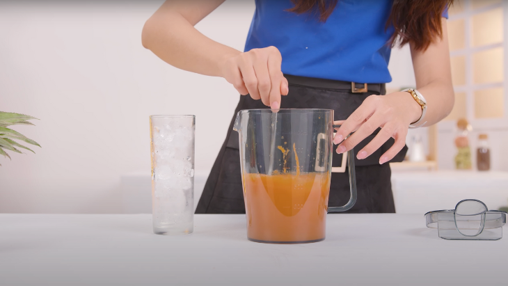 Chất lượng nước ép từ máy Crystal GS-333 không bị lợn cợn bã