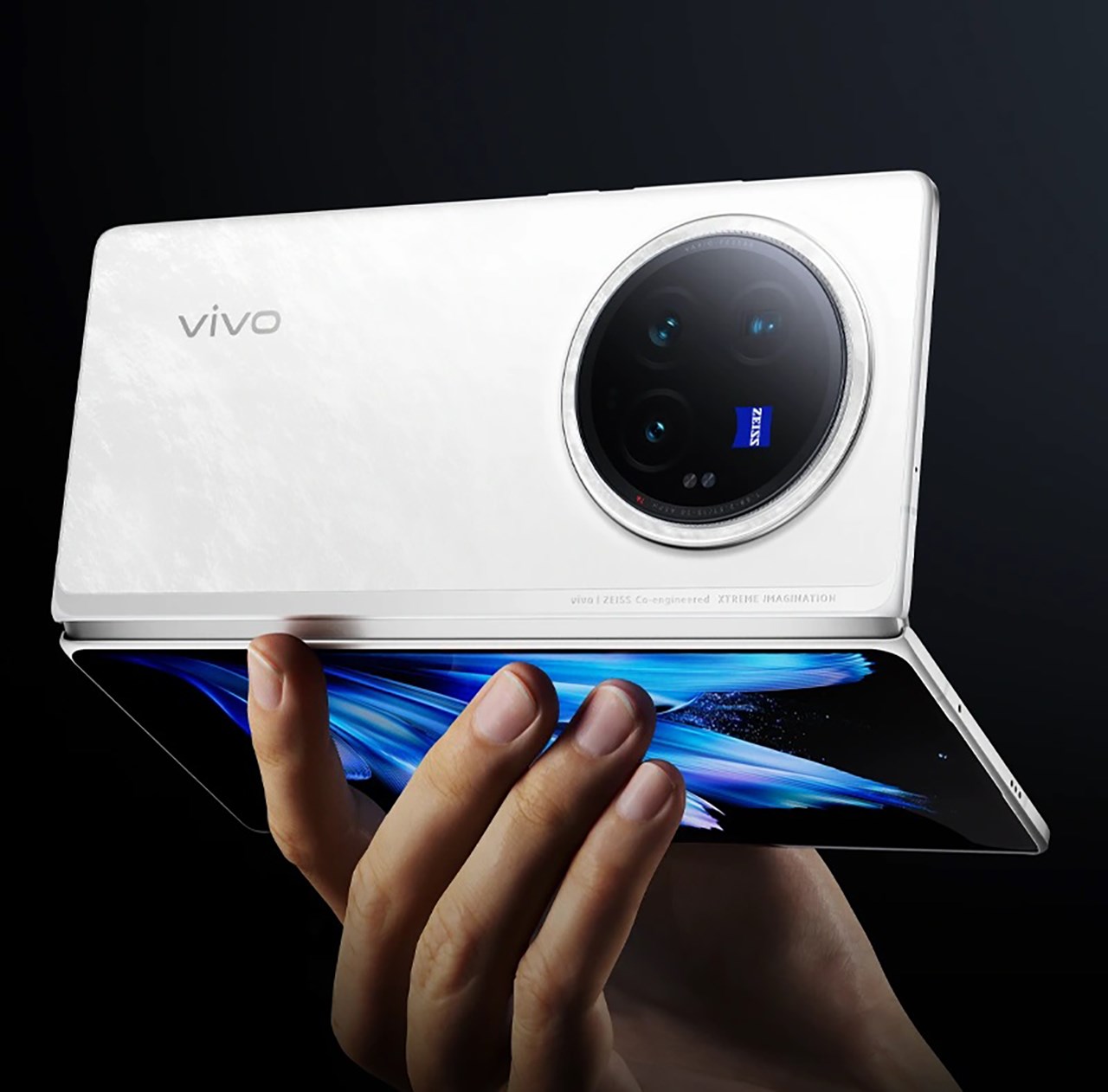 Vivo X Fold3 Pro được thiết kế theo dạng cánh bướm với độ dày cực kỳ mỏng. Nguồn: Vivo.