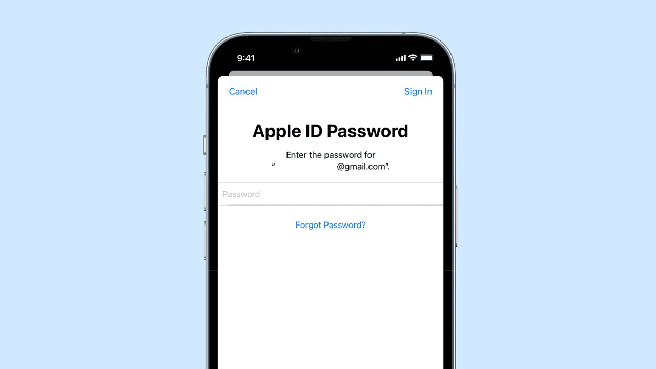 Cách đặt mật khẩu Apple ID