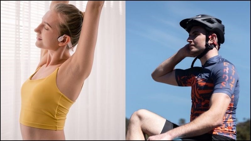 Tai nghe Shokz còn đem lại sự thoải mái và đảm bảo vệ sinh cho người dùng Tai nghe Shokz còn đem lại sự thoải mái và đảm bảo vệ sinh cho người dùng