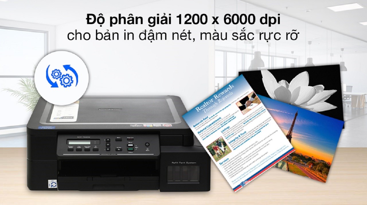Brother DCP-T520W Wifi: Máy in phun màu đáng mua tại TGDĐ