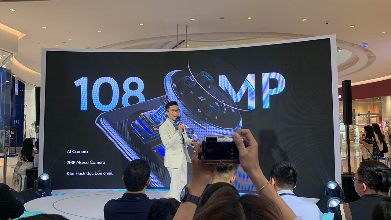 Tecno Spark 20 Pro Plus được trang bị camera chính 108 MP