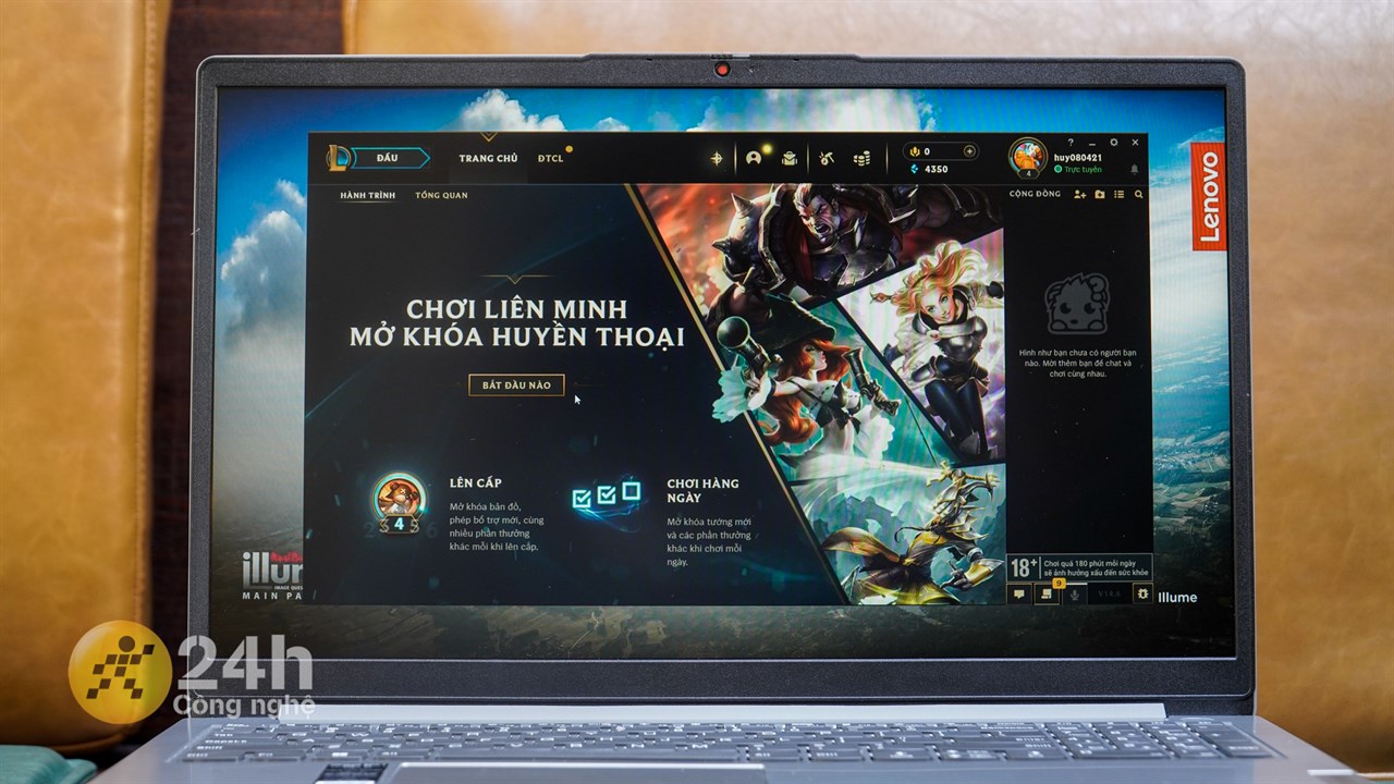 Lenovo Ideapad 1 15ALC7 có thể đáp ứng tốt nhu cầu làm việc và giải trí cơ bản.
