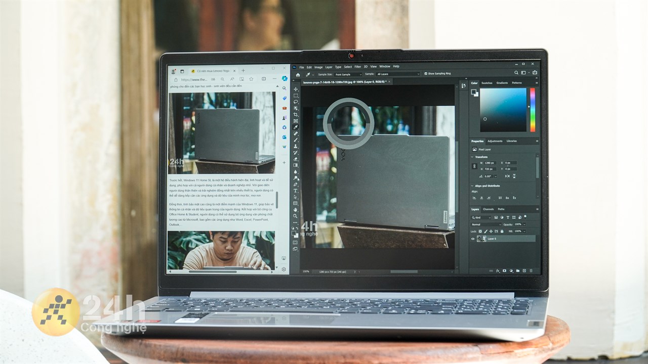Lenovo Ideapad 1 15ALC7 cho khả năng sử dụng đa nhiệm cực kỳ mượt mà với RAM 16 GB.