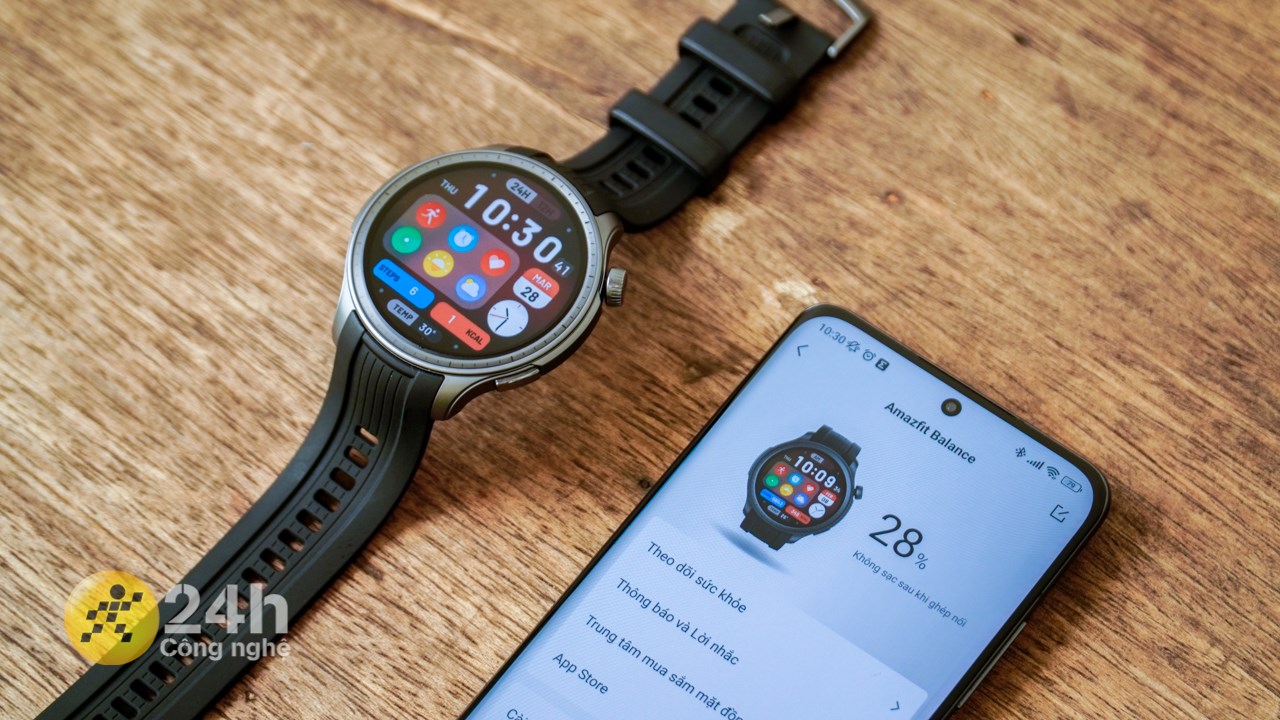 Amazfit Balance được hỗ trợ ứng dụng Zepp App.