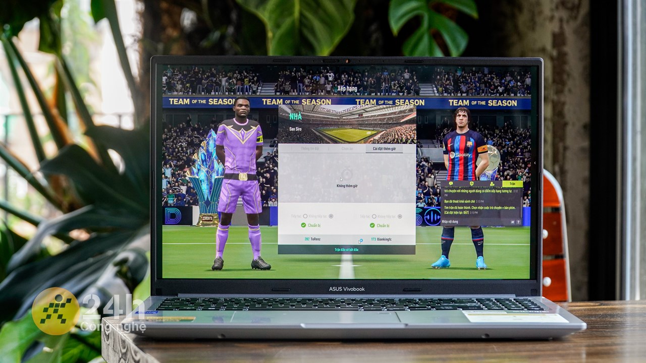 ASUS Vivobook 15 OLED A1505ZA có thể chơi tốt các tựa game phổ biến hiện nay.