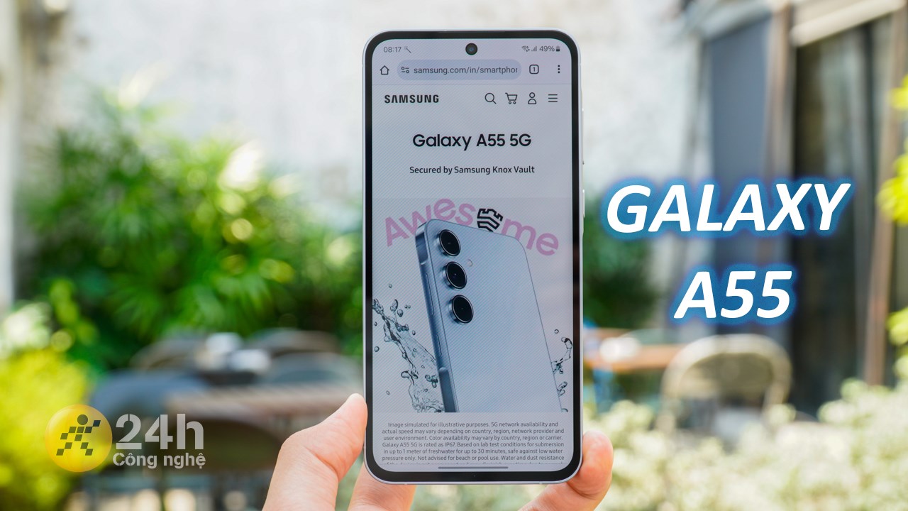 Cách kích hoạt cử chỉ điều hướng trên Galaxy A55