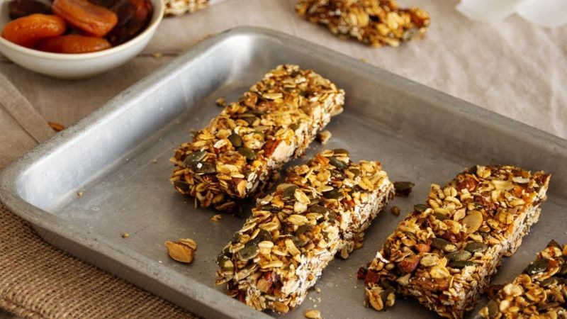 Thanh granola tiện lợi và tốt cho sức khỏe