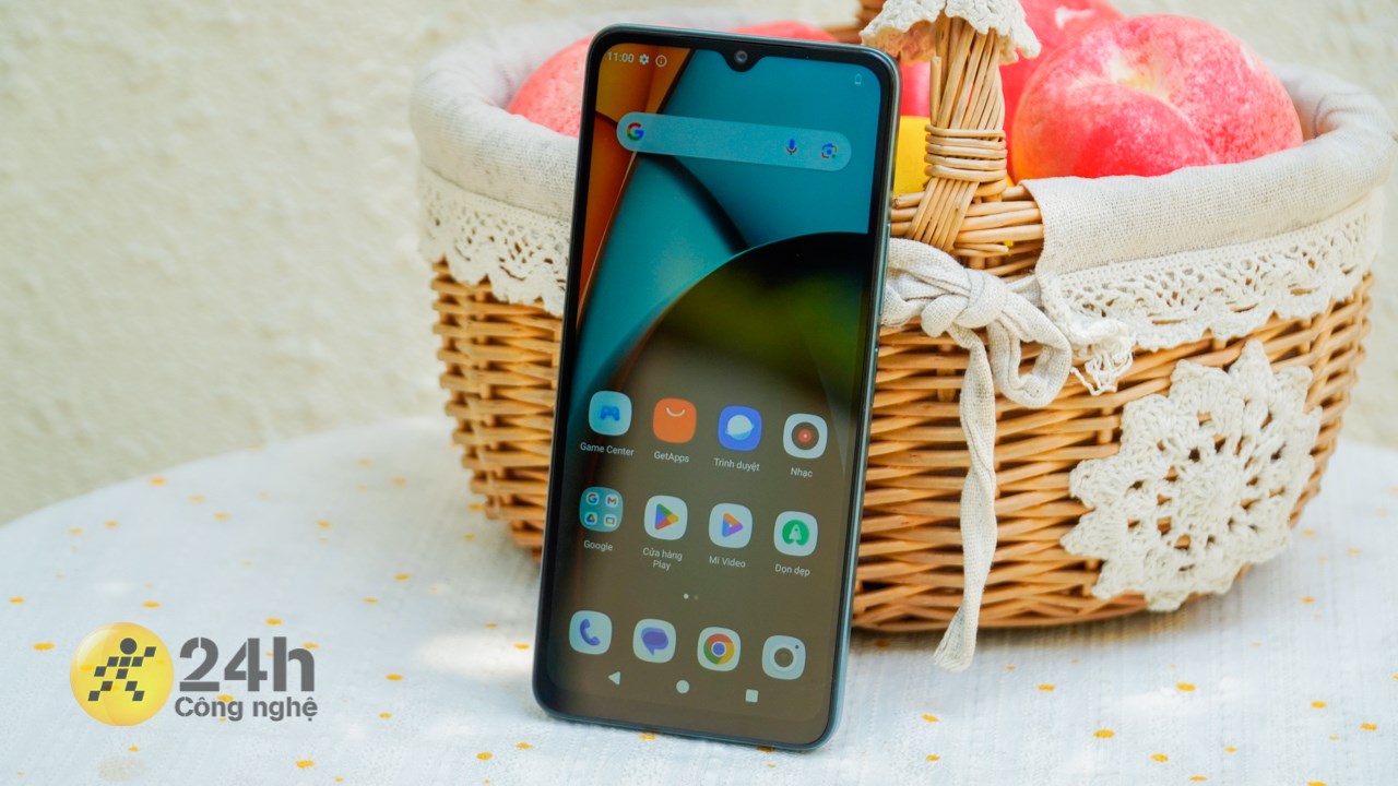 Màn hình Redmi A3 được thiết kế theo dạng giọt nước.