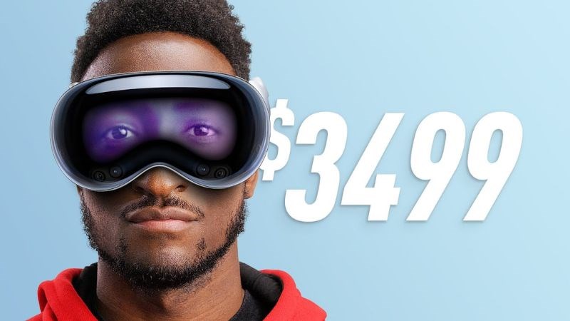 Apple Vision Pro có giá khởi điểm là 3499 USD Apple Vision Pro có giá khởi điểm là 3499 USD