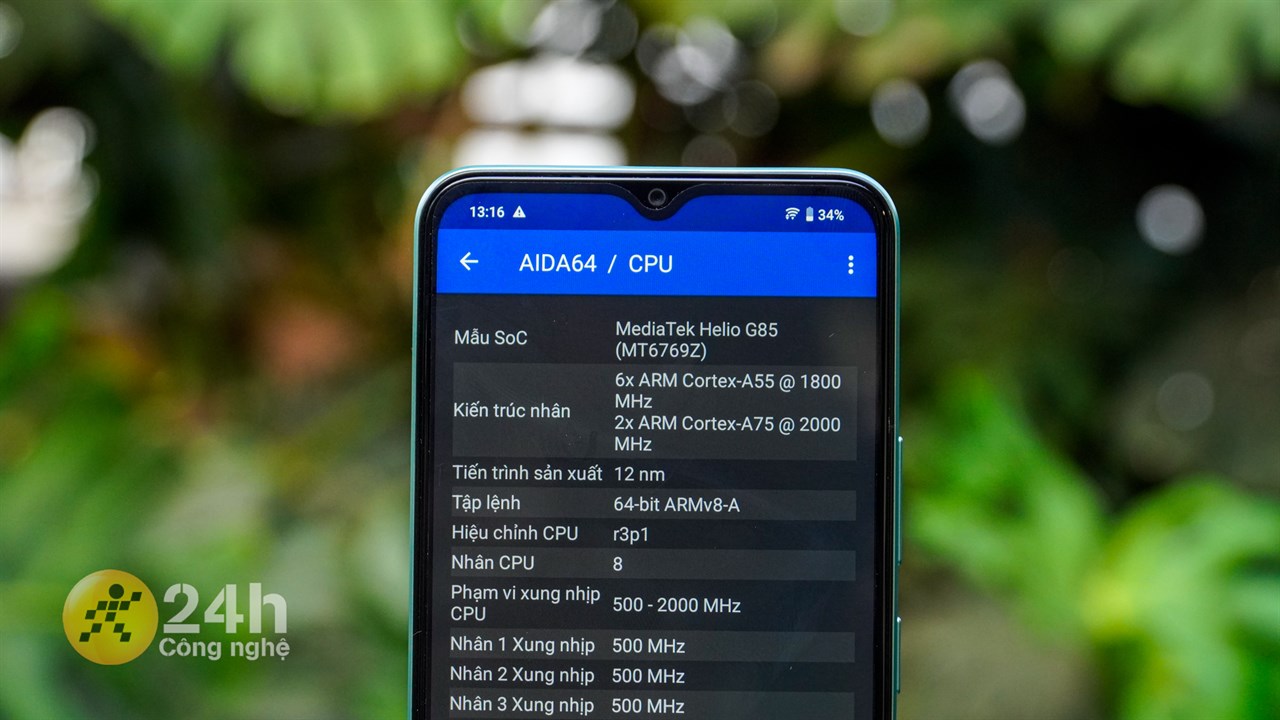 Vivo Y03 được trang bị chip Helio G85 do MediaTek sản xuất. Vivo Y03 được trang bị chip Helio G85 do MediaTek sản xuất.