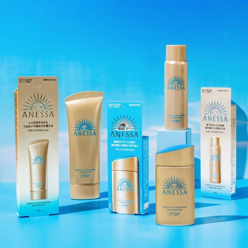 Anessa nâng cấp toàn bộ dòng sản phẩm sang bao bì giấy   