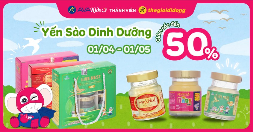Deal sốc cho sức khoẻ: Yến sào dinh dưỡng cho cả gia đình giảm đến 50%