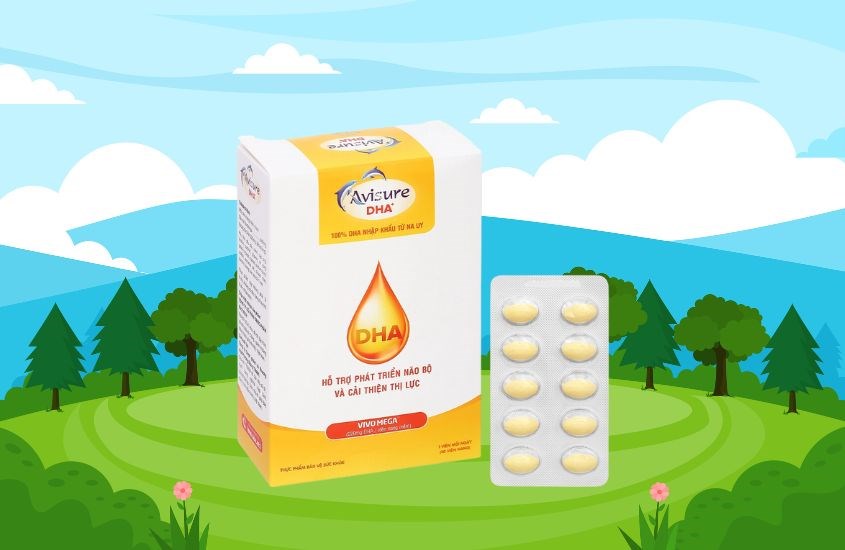 Viên uống Avisure DHA hỗ trợ não bộ và thị lực 40 viên