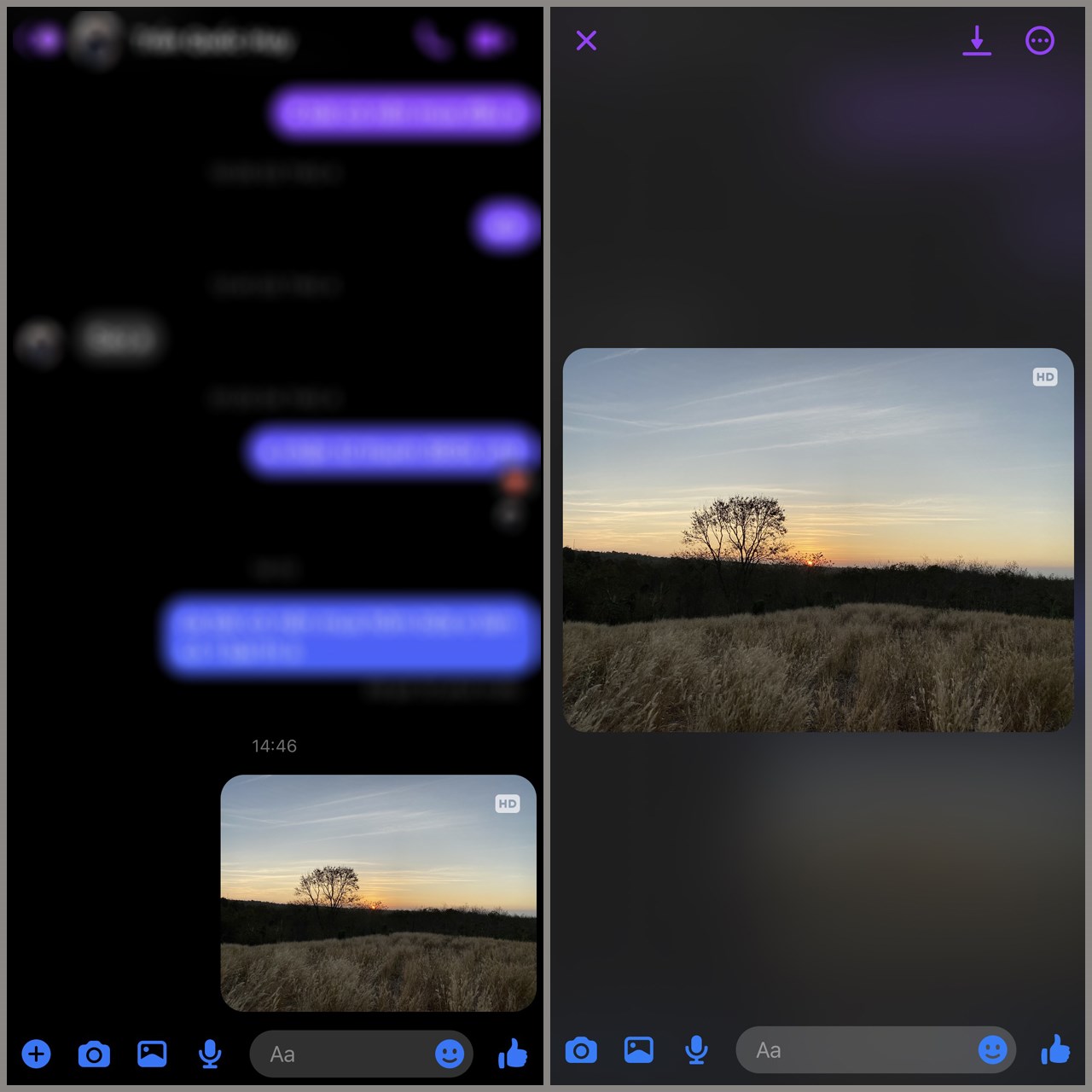 Cách gửi ảnh HD trên Messenger