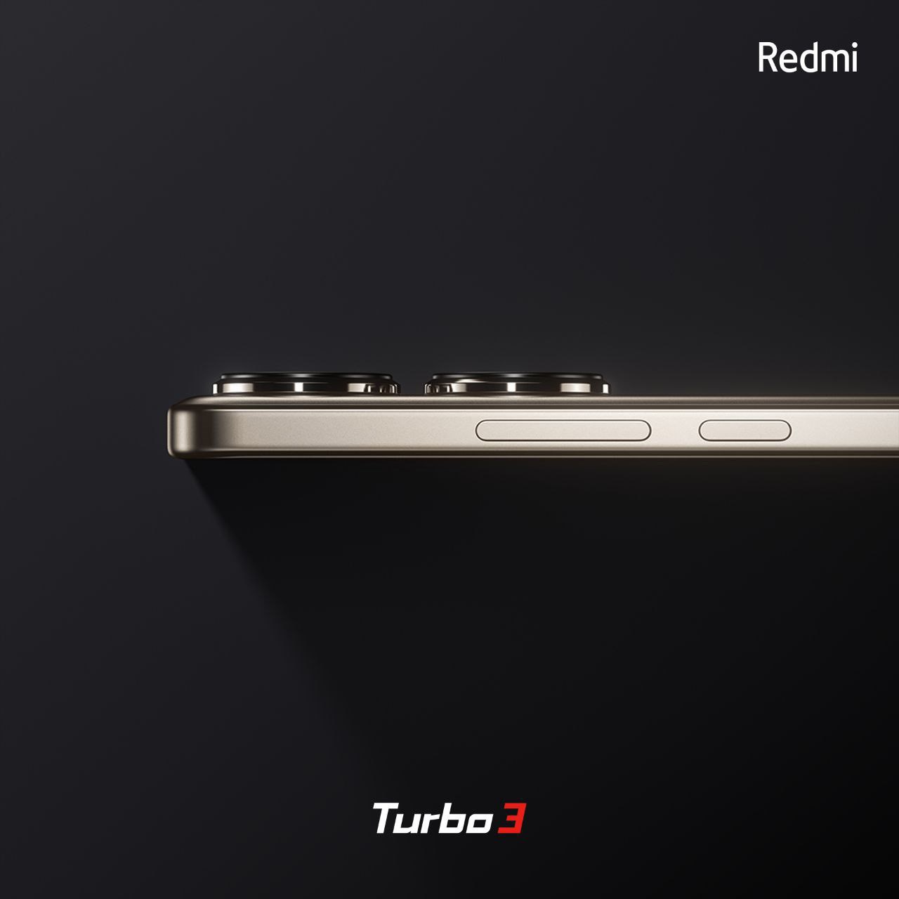 Toàn bộ khung viền của Redmi Turbo 3 được hoàn thiện bằng kim loại Toàn bộ khung viền của Redmi Turbo 3 được hoàn thiện bằng kim loại