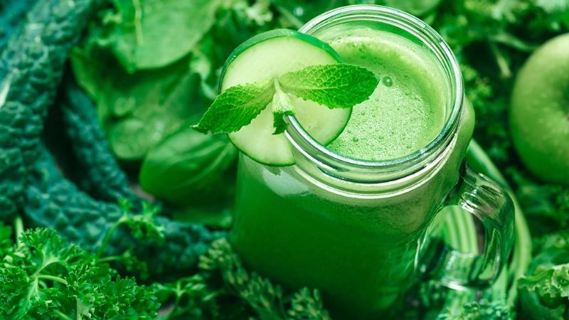 Hầu hết các loại rau xanh tự nhiên đều chứa chất diệp lục