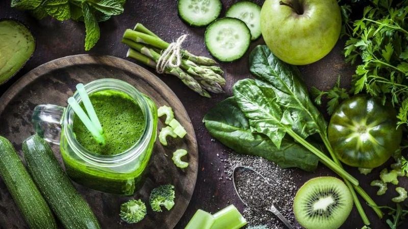 Diệp lục có đặc tính chống oxy hóa mặc dù không mạnh bằng vitamin C, E