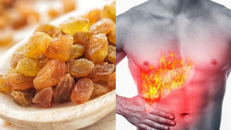 Nho khô giúp hỗ trợ giải độc gan