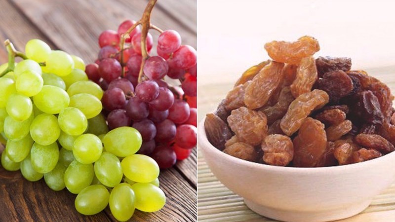 Uống nước nho khô đều đặn để giải độc gan