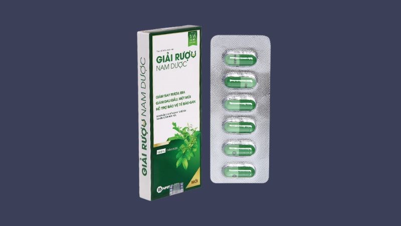 Viên uống giải rượu Nam Dược dành cho người thường xuyên uống rượu bia