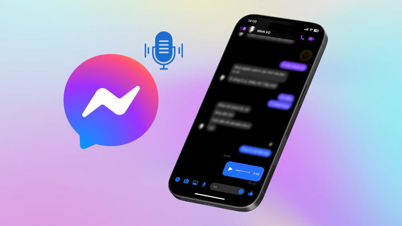 Cách gửi file ghi âm qua Messenger