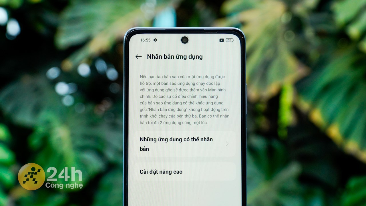 cách nhân bản ứng dụng trên OPPO A60