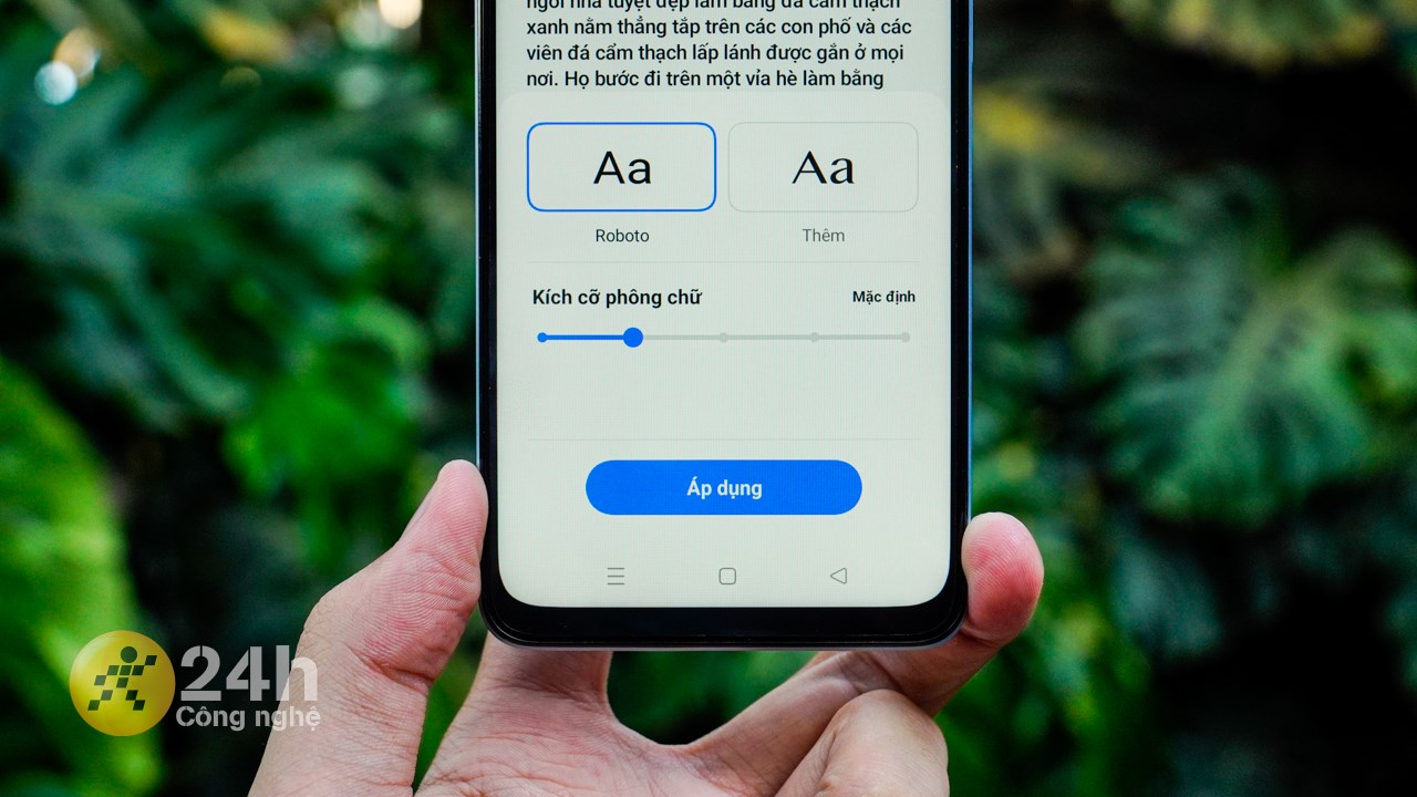 Cách chỉnh kích cỡ chữ trên OPPO A60 Cách chỉnh kích cỡ chữ trên OPPO A60