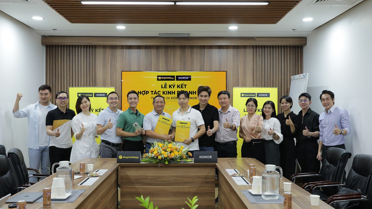 Thế Giới Di Động và Honor ký kết hợp tác chiến lược
