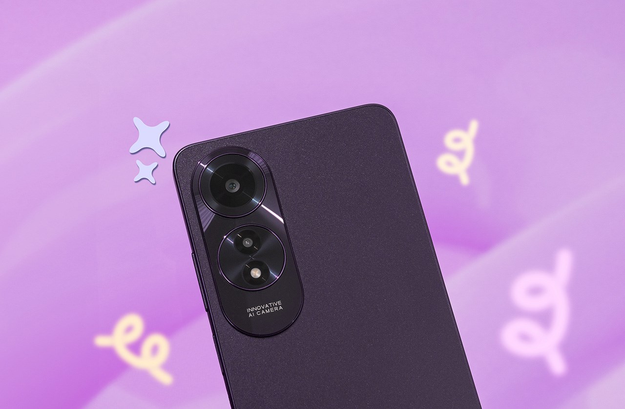 OPPO A60 được trang bị camera chính 50 MP