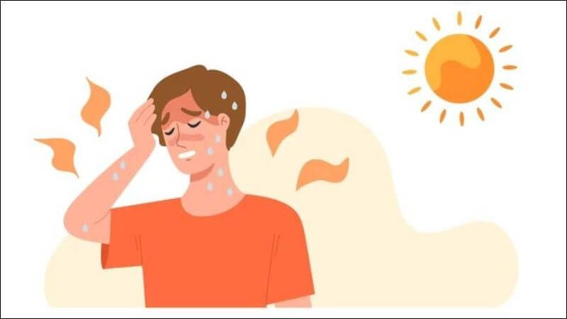  Say nắng đe dọa tính mạng khi cơ thể vượt quá 40 độ C