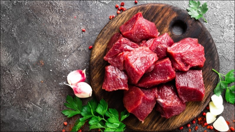 Thịt bò là thực phẩm cung cấp sắt cho cơ thể