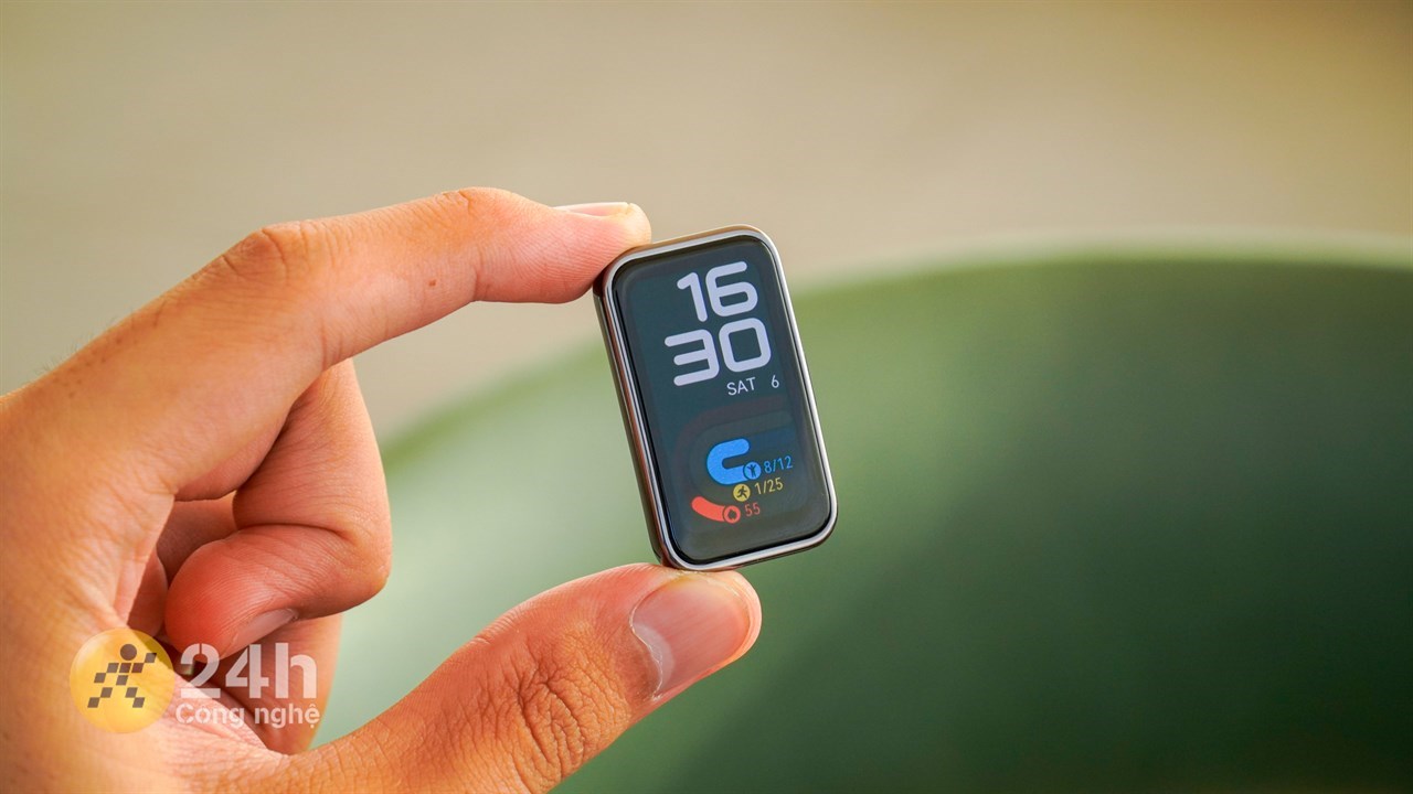 Huawei Band 9 được trang bị màn hình AMOLED cho màu sắc sống động