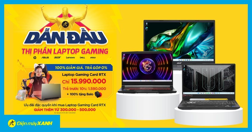 Còn 3 Ngày Để Sắm Laptop Gaming Giá Cực Tốt Với Ưu Đãi Đặc Quyền Dành Cho Laptop Gaming Card Rtx