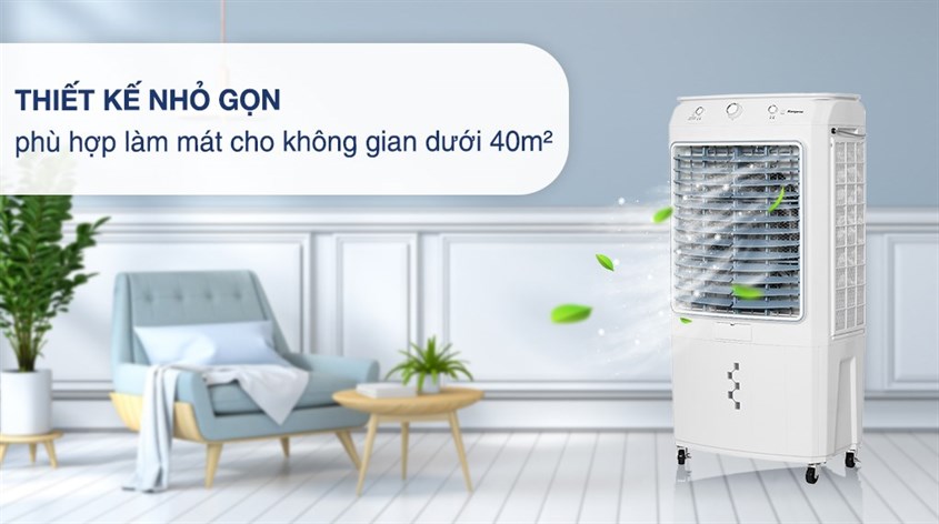 Quạt điều hòa Kangaroo KG50F88 có thiết kế nhỏ gọn, sang trọng phù hợp với nhiều không gian