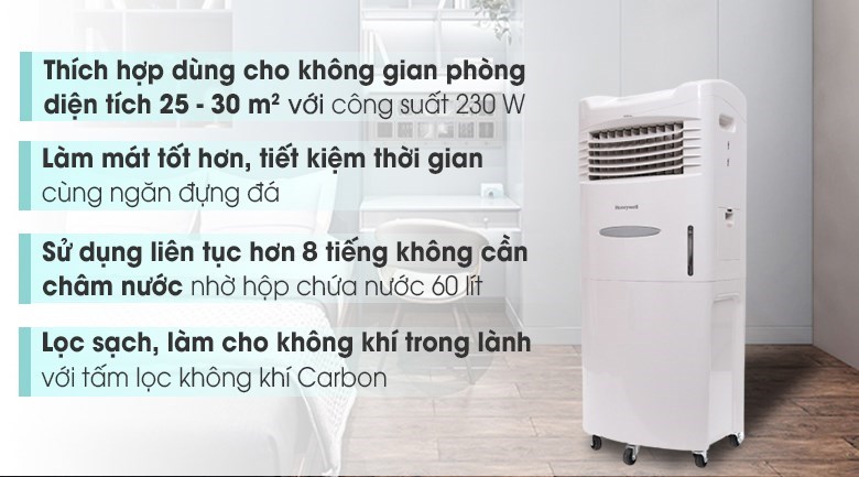 Quạt điều hòa Honeywell CL604AE đến từ Mỹ với nhiều tính năng nổi trội