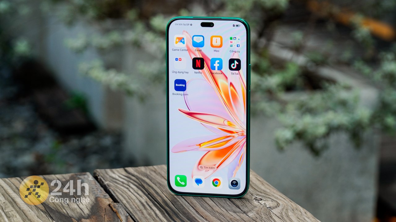 Honor X8b chứa màn hình đục lỗ viên thuốc.