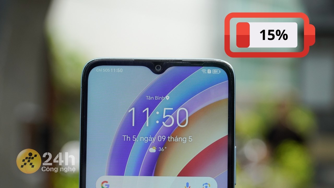 Cách hiển thị phần trăm pin trên HONOR X5 Plus