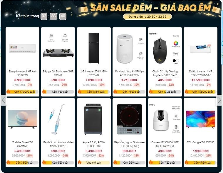 Khu vực săn sale