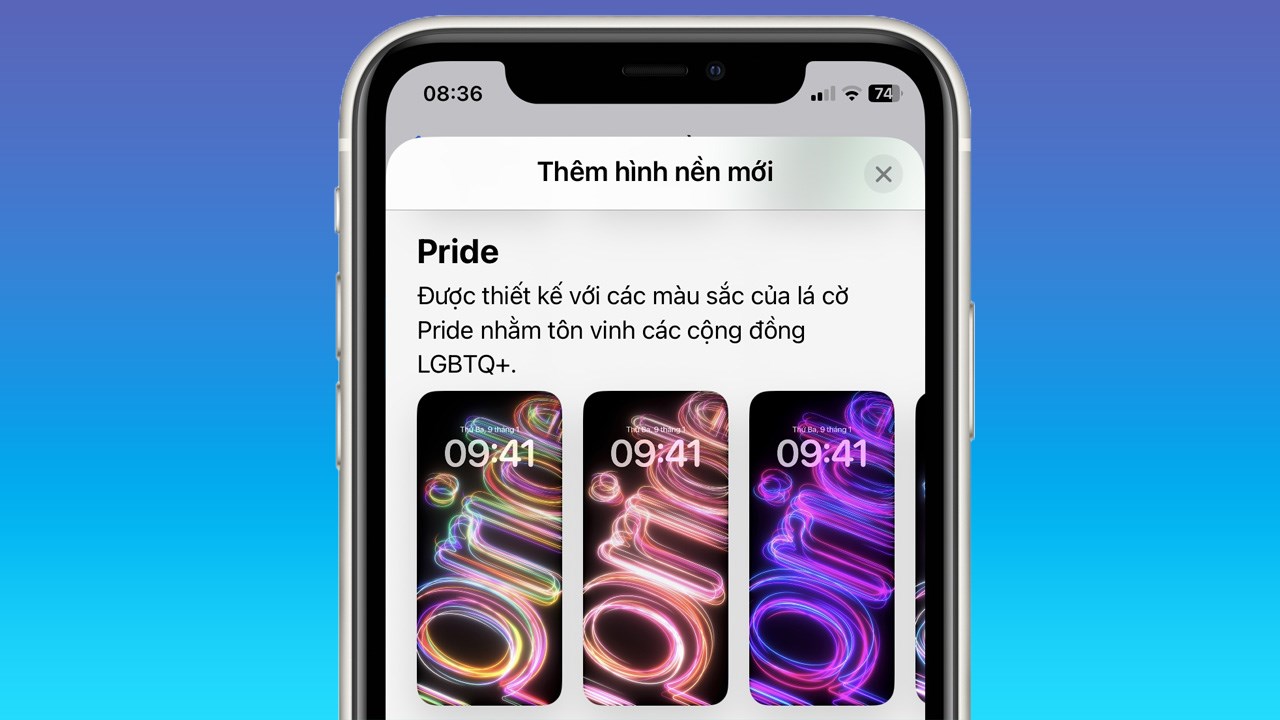 Bộ hình nền Hào quang Pride mới trên bản cập nhật iOS và iPadOS 17.5