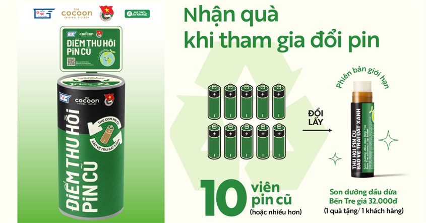 Nhận quà khi tham gia đổi pin