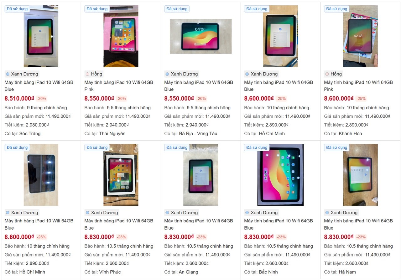 TOP 5 chiếc máy tính bảng qua sử dụng đáng mua nhất tại TGDĐ TOP 5 chiếc máy tính bảng qua sử dụng đáng mua nhất tại TGDĐ