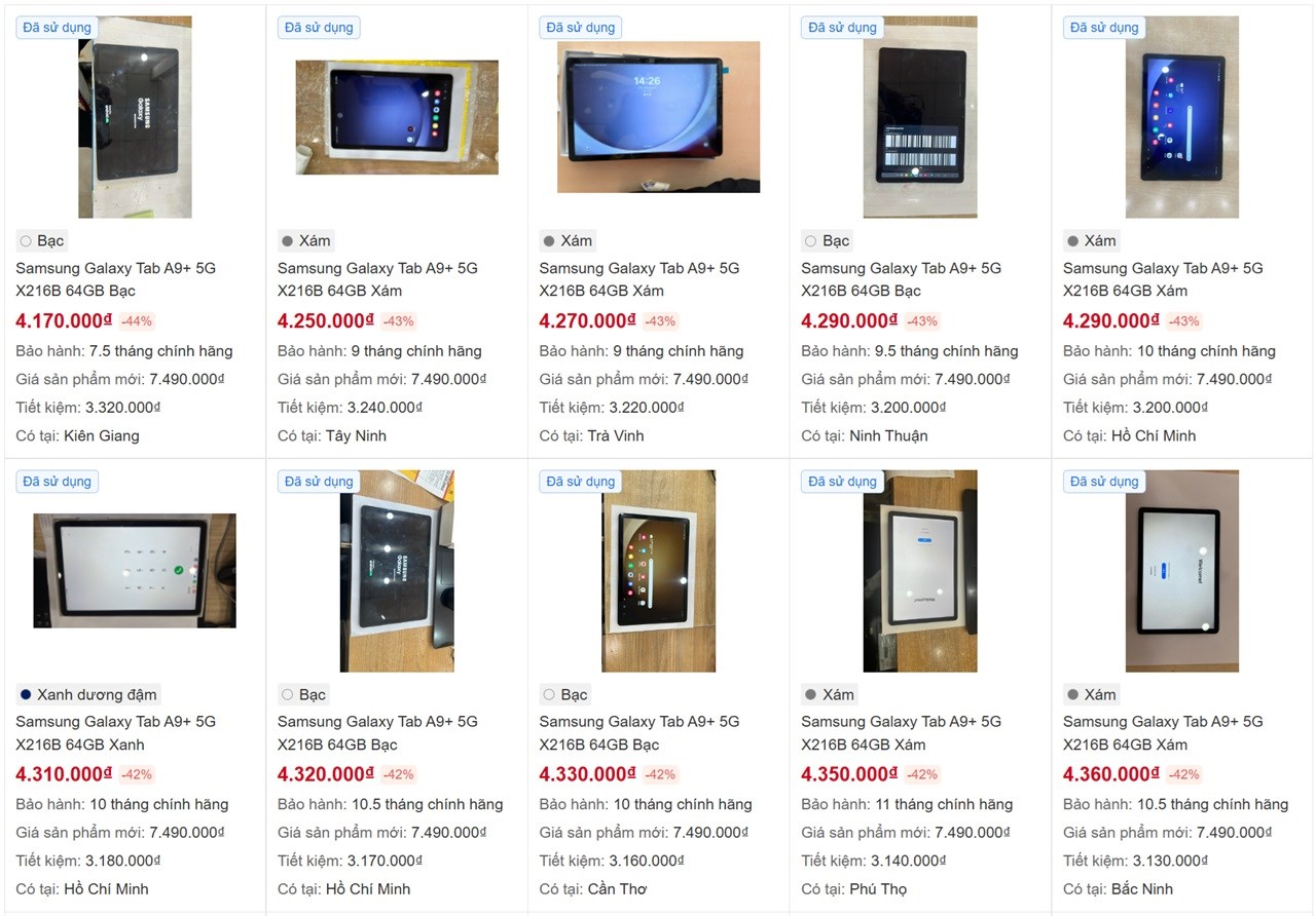 TOP 5 chiếc máy tính bảng qua sử dụng đáng mua nhất tại TGDĐ TOP 5 chiếc máy tính bảng qua sử dụng đáng mua nhất tại TGDĐ