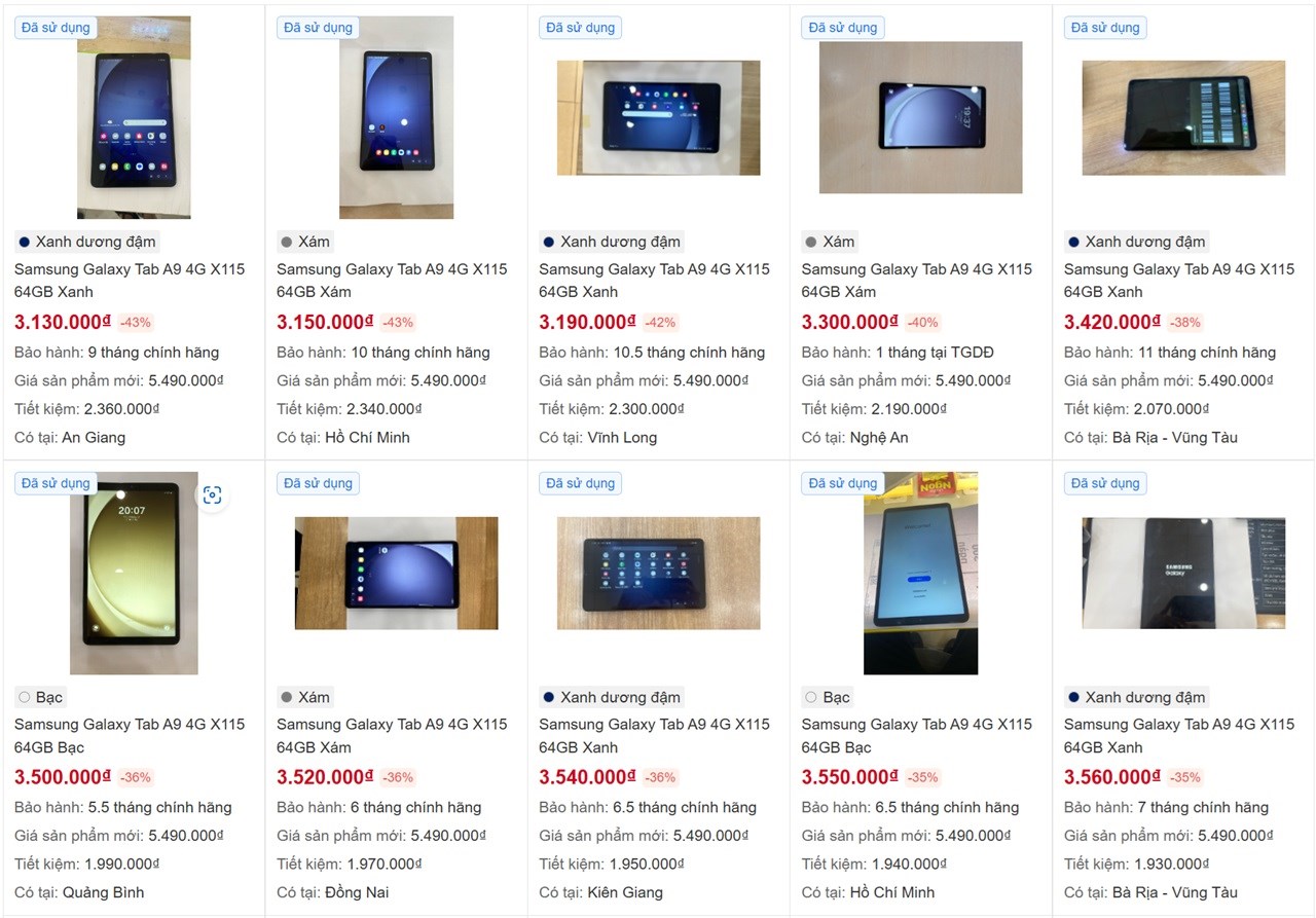 TOP 5 chiếc máy tính bảng qua sử dụng đáng mua nhất tại TGDĐ TOP 5 chiếc máy tính bảng qua sử dụng đáng mua nhất tại TGDĐ