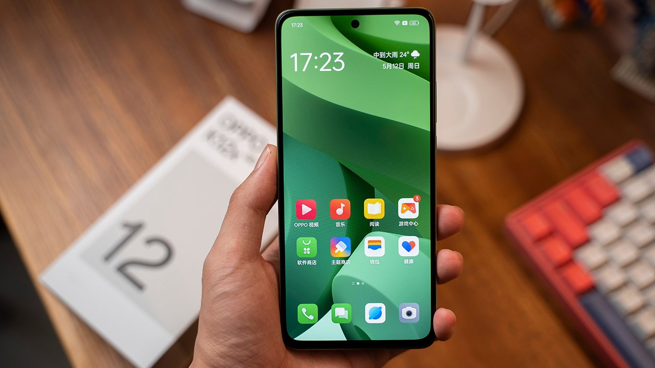 OPPO K12x còn được trang bị màn hình lớn với chất lượng hiển thị tốt. Nguồn: Weibo. OPPO K12x còn được trang bị màn hình lớn với chất lượng hiển thị tốt. Nguồn: Weibo.