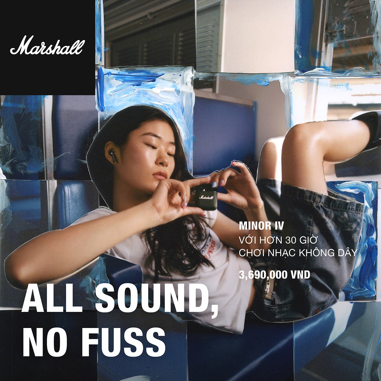 Mở bán tai nghe Marshall Minor IV, giá chỉ 3.69 triệu, thiết kế đỉnh cao sang trọng Mở bán tai nghe Marshall Minor IV, giá chỉ 3.69 triệu, thiết kế đỉnh cao sang trọng