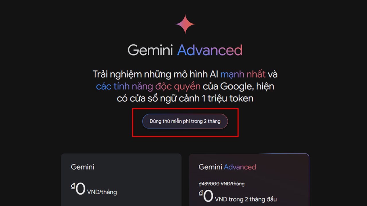 Cách sử dụng Gemini Advanced miễn phí