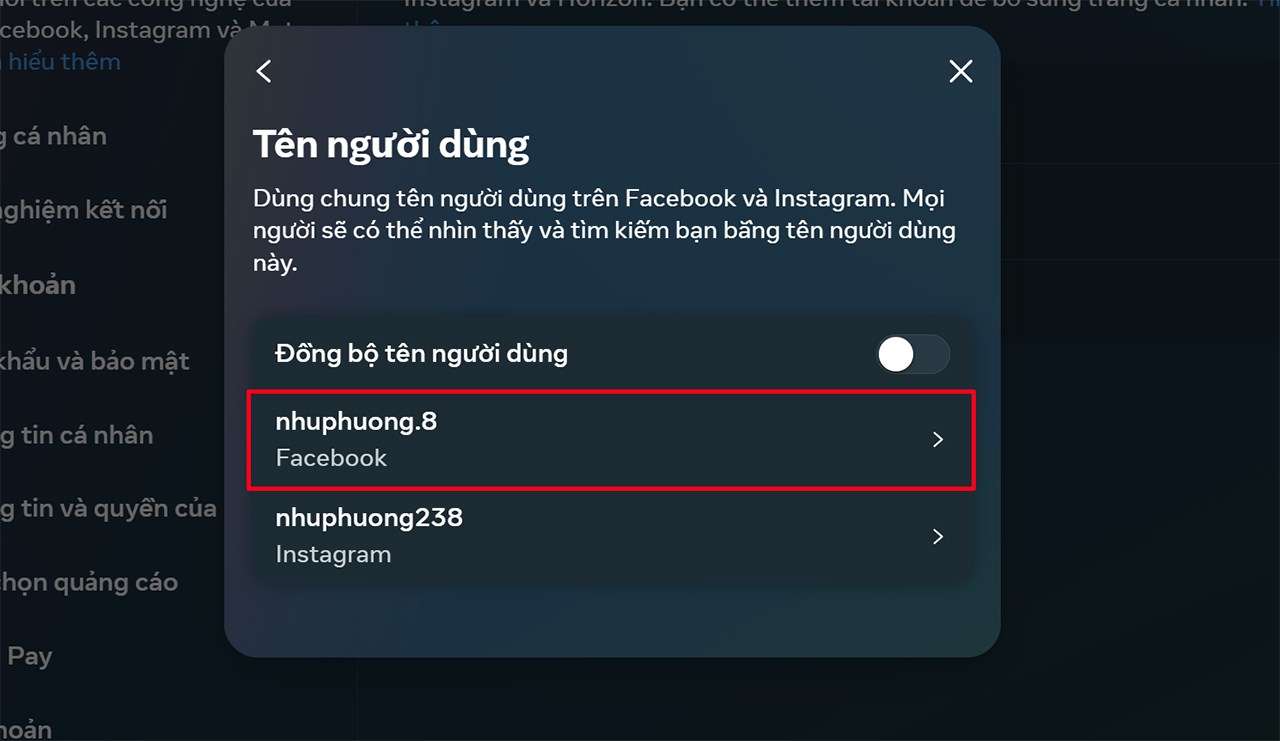 Cách đổi ID Facebook trên máy tính